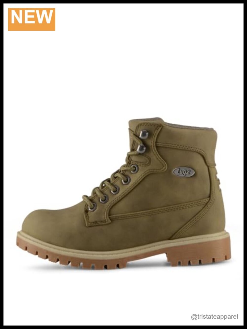 Lugz Women's Mantle Hi Fashion Boot Mid-Calf Lace-Up Leather